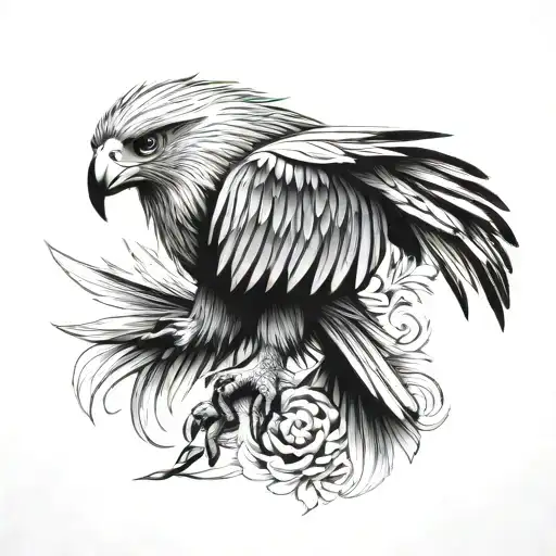 philippine eagle design arm sleeve tattoo tattoo design idea