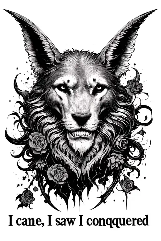 I came, I saw, I conquered tattoo design idea