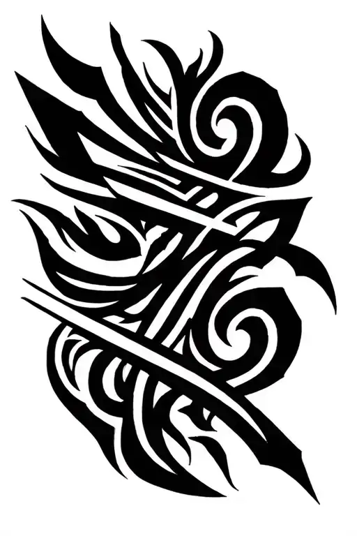 odysseus bow arrows tattoo design idea