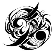 balance mixed tattoo design idea