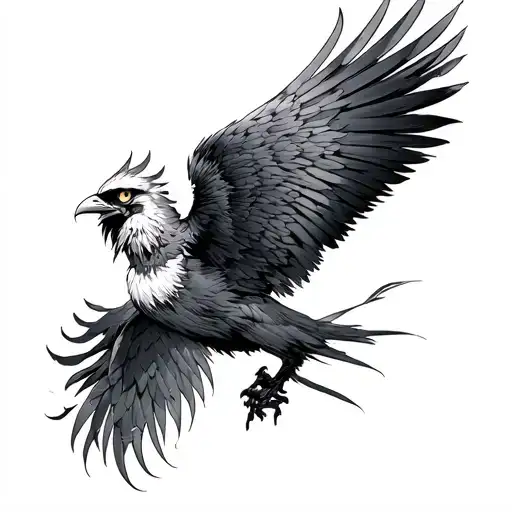 Attack On Titan Bird tattoo design idea