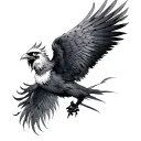 Attack On Titan Bird tattoo design idea