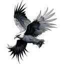 Attack On Titan Bird tattoo design idea