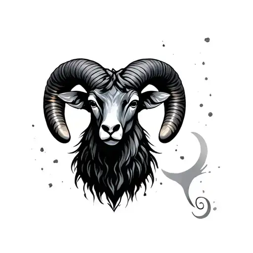 Aries Ram tattoo design idea