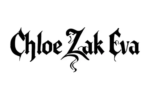 "Chloe Zak Eva" tattoo design idea