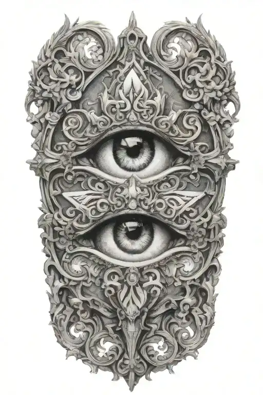 gustave dore style tattoo design idea