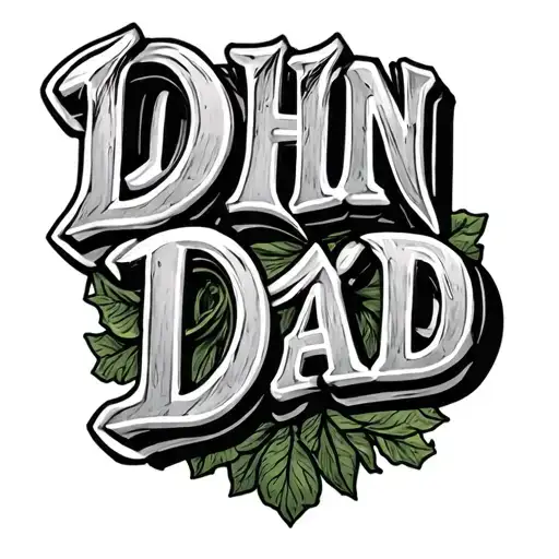 "Dad " John Deere tattoo design idea
