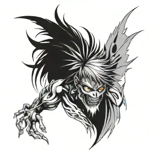 death note conecpt tattoo design idea