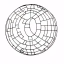 mirrorball  tattoo design idea