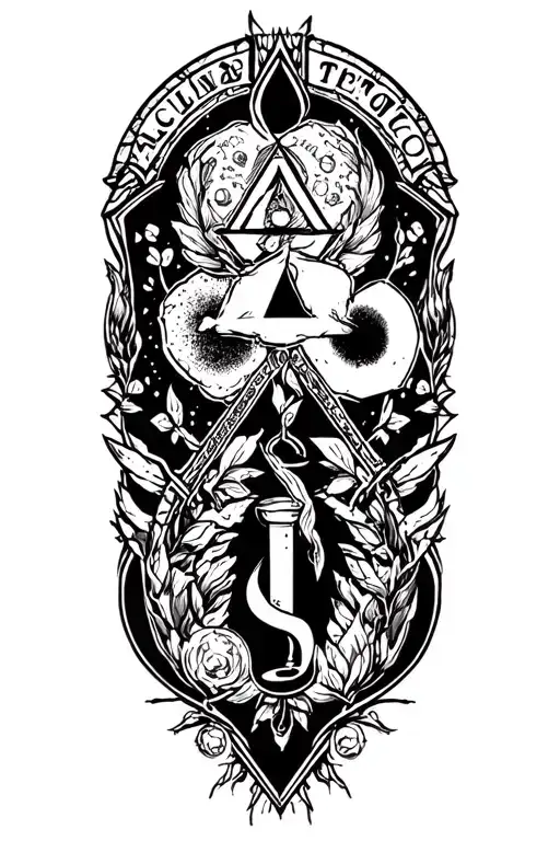 Alcoholics Anonymous tattoo design idea