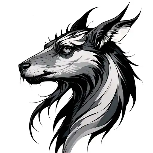 capricon,John Michael holding tattoo design idea