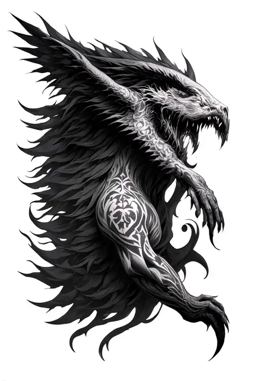 Nephilim tattoo design idea