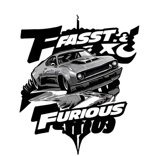Fast And Furious tattoo design idea