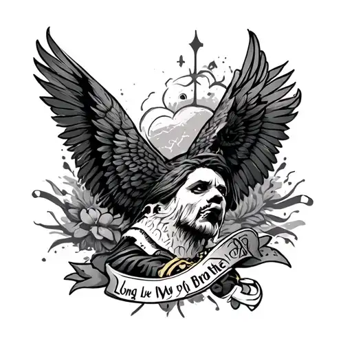 Long Live My Brother tattoo design idea