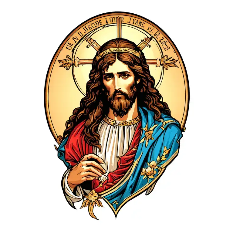 Saint Jude tattoo design idea