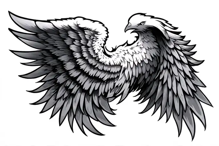 Fourth Wing tattoo design idea