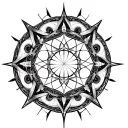 golden ratio double sacred geometry mandala design incorporating tattoo design idea