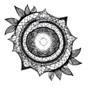 golden ratio double sacred geometry mandala design incorporating tattoo design idea