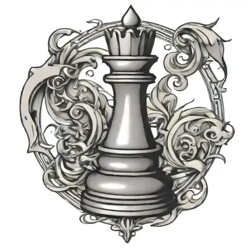 King chess piece from code geass tattoo design idea