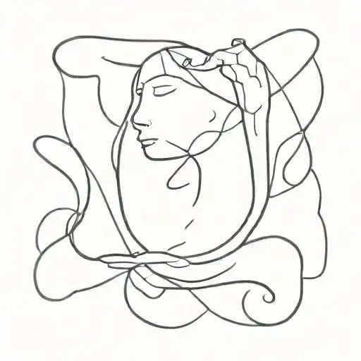 born alone die alone tattoo design idea