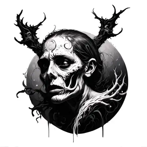 Schizophrenia tattoo design idea