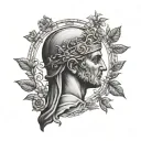 maximum virgin rome tattoo design idea