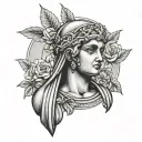 maximum virgin rome tattoo design idea