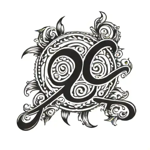 unique  word "turbo" calligraphy spelling tattoo design idea