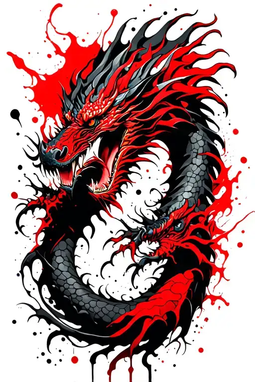 dragon tattoo tattoo design idea