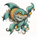 ocean color tattoo tattoo design idea