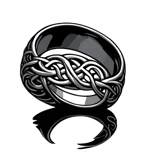 Celtic Knot Ring tattoo design idea