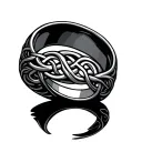 Celtic Knot Ring tattoo design idea