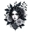 Dark Romance tattoo design idea