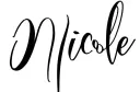 "Nicole" tattoo design idea