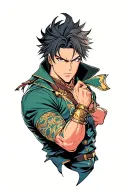 Johnathan Joestar from Jojos bizarre adventure tattoo design idea