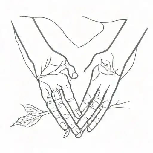  The minimal tattoo could symbolize how the couple complements each other shared journey through life and Eternal Love tattoo design idea
