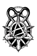 Anarchy  sextant tattoo design idea