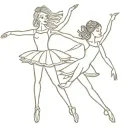 A sexy version of a ballerina and a nutcracker tattoo design idea