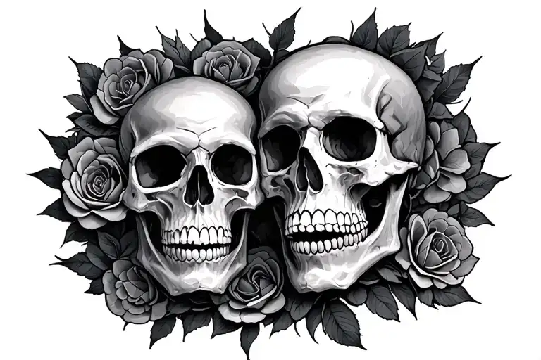 Memento Mori tattoo design idea