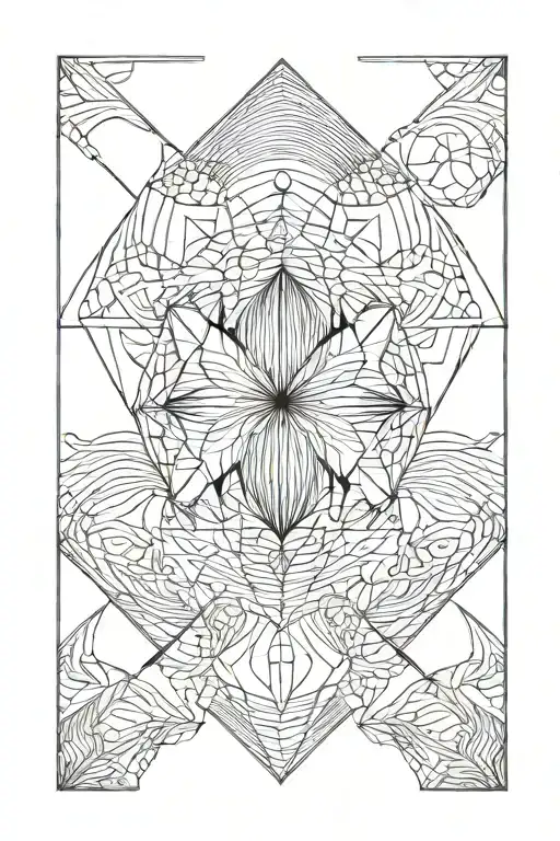 Ocean theme, fine line, dainty, feminine  tattoo design idea