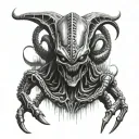 Xenomorph tattoo design idea