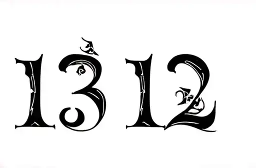 "1312" tattoo design idea