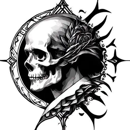 Veritas Aequitas tattoo design idea