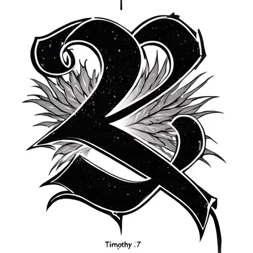 "2 Timothy 1:7 " 2 Timothy 1:7 in bold lettering tattoo tattoo design idea