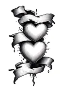 fuck love heart break pain hurt tattoo design idea