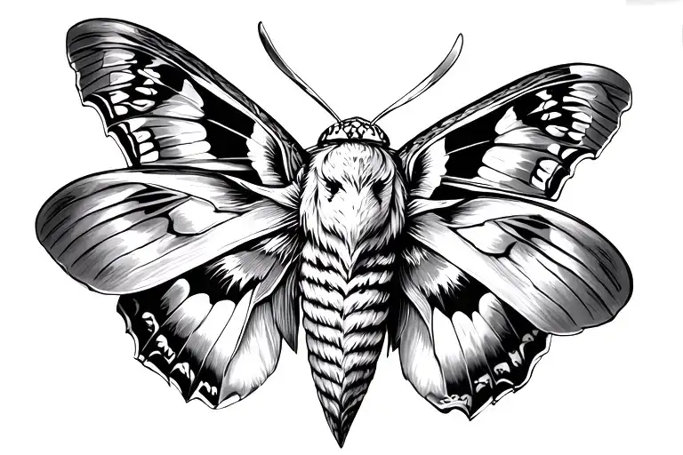 Chief Moth tattoo design idea
