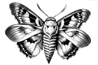 Chief Moth tattoo design idea
