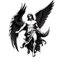 San Miguel archangel tattoo tattoo design idea