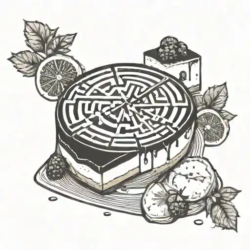 cheesecake tattoo design idea