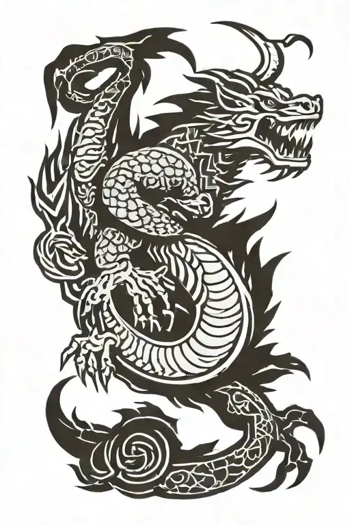 skyrim logo tattoo design idea